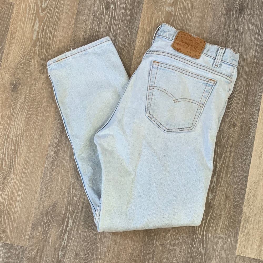 Levi's Light Wash Straight Jeans